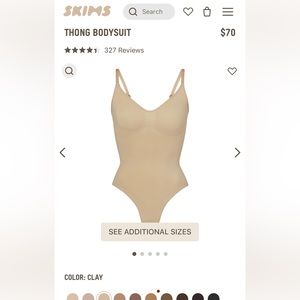 Skims seamless sculpting thong BODYSUIT
